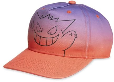 Pokemon Pokémon Center: Gengar Gradient Curved-Brim Hat (Einheitsgröße-Erwachsene) Schwarz, Mehrfarbig, Einheitsgröße