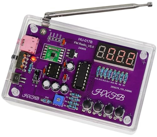 Kit de radio FM à monter soi-même, gamme de fréquences 87-108 MHz, pratique de la soudure