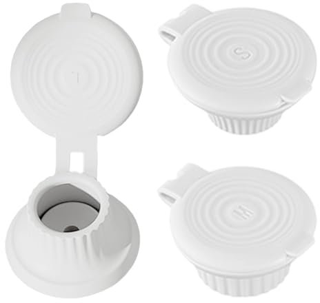 Bottle Emptying Caps | 3X Protective Flip-Up Set,Sealed Shampoo Upside Down Bottle Caps for Lotions, Shampoos