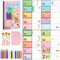 NHQZ Regenbogen kratzkunst,20-teiliges -Kratzer-Kunstgemälde, Regenbogen-Kratzkunst für Kinder, neuartiges Kinder-Kratzer-Malset, Papier-Bastelsets für Kleinkinder