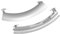 Manija de puerta de lavadora cilíndrica 9000331939 for sie-mens, reemplazo de manija de lavadora bo-sch WAS20460TI WAS24460TI pieza de repuesto(WHITE)