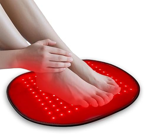 Dispositivo di Terapia con Luce Rossa a Infrarossi per Piedi – Sollievo dal Dolore Neuropatico, Gambe, Schiena, Fianchi – Massaggio Termico & Rilassamento Muscolare per Casa e Ufficio