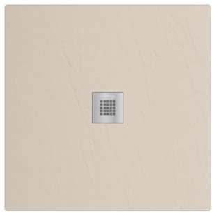 Piatto doccia in marmoresina quadrato 90x90 cm SABBIA finitura pietra estasi LONDRA