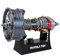 TR900 Turbofan Engine Model, Jet Engine Model Kit, 1/25 Simulation Aircraft Turbojet Engine Rotatable Model, Mechanical Science Education Toy Gift Decor for Adult (25cm / 10in)