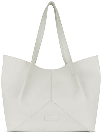 bugatti Elsa Damen-Shopper aus Leder, Handtasche mit extra Kosmetiktäschchen