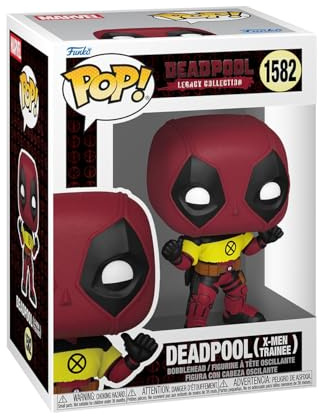 Funko POP! Marvel: Deadpool 2 - Deadpool with X-Men Shirt | Official Merch - Collectable Vinyl Figurine for Shelf Display - Birthday Gift Idea for Fans and Collectors