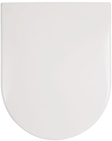 Villeroy und Boch Subway 9M55S101 - Sedile WC con abbassamento automatico e funzione Take-Off, in Duroplast, colore: Bianco