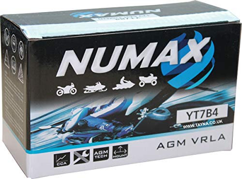 Batterie Numax AGM SLA scellée YT7B-4 12 V 6 AH 110 AMPS EN