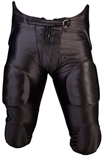 Cramer Fußball-Spielhose, 7 Pads, Jugendgröße, Jungen, GPBKYM, Schwarz, M