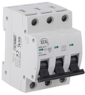 LS-Schalter IDEAL KMB6 C32 3P 32A schwarz Sicherung Leitungsschutzschalter Sicherungsautomat Überstromschutzschalter