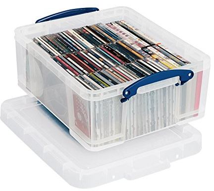 Really Useful Storage Boxes, Re-Stackable 18 Litre Storage Boxes (2 Boxes)
