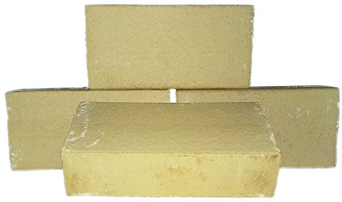 4 pezzi 250 X 124 X 64 mm schamottp Latte alla Pietra refrattaria schamott argilla refrattaria per camino stufa