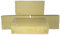 4 pezzi 250 X 124 X 64 mm schamottp Latte alla Pietra refrattaria schamott argilla refrattaria per camino stufa