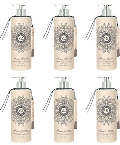 VIVIAN GRAY 2032 Aroma Selection Body Lotion 'Grapefruit & Vetiver' (6er Pack)
