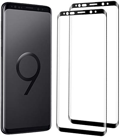 Supone Verre Trempé Galaxy S9, [Lot de 2] Couverture Complète HD Film Protection D'écran en Verre Trempé, 99% HD, 9H Dureté Glass Screen Protector pour Samsung Galaxy S9