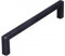SIRO Möbelgriff Bruckmühl, Schlicht, Vintage, Druckguss eisenfarbig getrommelt matt, 136 mm x 28 mm x 8 mm, LA 128 mm, 2108-136ZN78