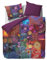 ESSENZA Bettwäsche Delhi Purple Lila Mandala Patchwork Satin, Größe:200 cm x 200 cm