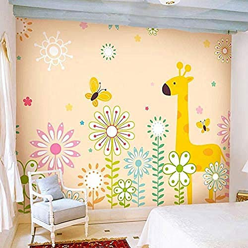 Benutzerdefinierte Foto Wallpaper 3D Cartoon Garten Wandbilder für Jungen und Mädchen Schlafzimmer kindgarden Kinde Tapete wandpapier fototapete 3d effekt tapeten Wohnzimmer Schlafzimmer-400cm×280cm