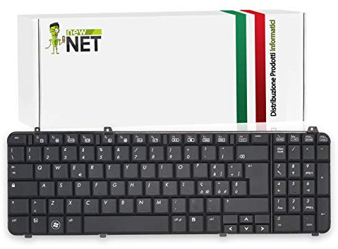 NewNet Keyboards Tastiera Italiana Compatibile per Notebook HP Pavilion DV6-1108sl DV6-1109el DV6-1110el DV6-1114el DV6-1115sl DV6-1116el DV6-1117el DV6-1118el DV6-1119el DV6-1120ea DV6-1120el