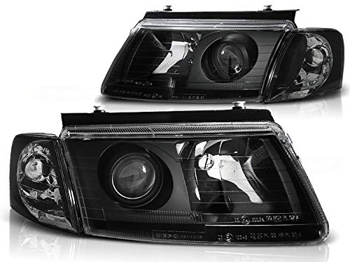 CR-Lights Für VW Passat B5 3B 11.1996-08.2000 Scheinwerfer H7/H7 schwarz