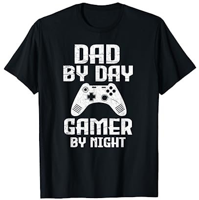 Humorous Dad Gaming Fathers Day Gift Gamer Dad Jokes T-Shirt