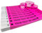 Wrist Magic Studio 200 Bracelets Rose fluo Bracelets en Tyvek imprimés avec votre texte personnalisé pour les événements, festivals, pièces d'identité, etc.
