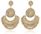 GAUEIOUR Indian Earrings,Indian Fashion Souvenir Ethnic Personality Jewelry Earrings, Women Exaggerated Vintage Earrings Accessories, Indian Jewelry (Gold)
