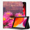 YENDOSTEEN iPad Pro 12.9 Zoll 2021 5.Gen Hülle 2020/2018 4/3.Gen mit integriertem Bleistifthalter,3D Blumen Rosa Seerosen mit Auto Schlaf-/Aufwachfunktion