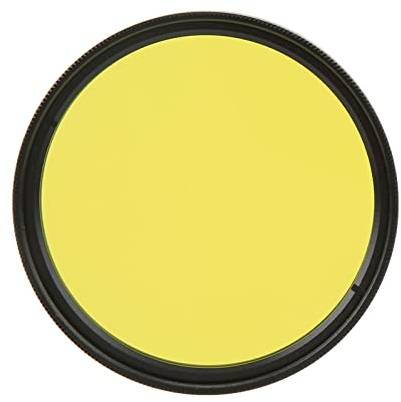 Filtre Mince pour Appareil Photo Filtre D'objectif de 52 Mm Filtre D'objectif D'appareil Photo en Verre Optique pour Appareils Photo Numériques Série pour Vidéo Vlog Photographie de Portrait(Jaune)
