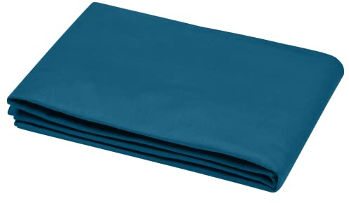 STOF Bettbezug – Größe 140 x 200 cm – 100% Baumwolle, Öko-Tex Zertifiziert – Farbe Petrol – Modell Eden – Bettwäsche für Zuhause, weich und bequem, ideal für Einzelbett – Einzelbett