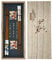 Sushi Essstäbchen Set Blume Flower 2 Paar inklusive Keramik-Unterleger in Premium Holzbox Nachhaltig Japanisch Chinesisch Koreanisch Taiwanesisch