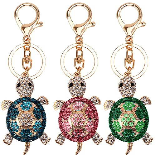 Oenothera 3 Pièce Porte Clé Femme, Porte Clef Maison, Porte Clés Strass Cristal, Porte Clef Voiture, pour Les CléS, Les Portefeuilles, Les Sacs à Dos, Voitures, Cadeaux De Vacances