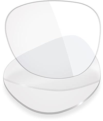 Mryok Lentes de repuesto polarizadas para Ray-Ban Stories Wayfarer RW4002 50mm - Opciones, No polarizado - HD transparente anti luz azul, Talla única