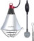 Luxvista Poultry Heat Lamp, 2 Mode Switch Adjustable with 2M Wire and 2M Suspension Chain, 250W Max Infrared Heat Lamp Holder Perfect for Brooding Chicks, Kennel (No Bulb)