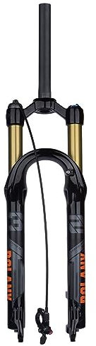 Forcella MTB Suspension 27.5/29 Pollici Ammortizzante e Antivibrazioni Componente Pressione Aria Forcella in Lega di Magnesio (Color : Black Wire Control, Size : 27.5)