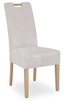 casa NOVA Polsterstuhl Jasmin (BHT 46x101x62 cm) BHT 46x101x62 cm weiß Esszimmerstuhl Freischwinger Schwingstuhl Esstischstuhl