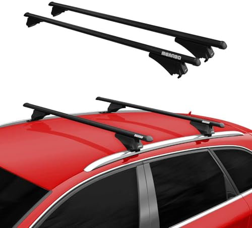 Menabo Grundträger Dachträger für Toyota RAV4 XA50 2018-2025 Alu Schwarz 2X