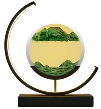 Sablier, sablier, Lampe de Table LED for Peinture de sables mouvants, sablier, minuterie visuelle décorative Unique, Peinture sur Sable, veilleuse, décoration de Chambre à Coucher, sablier en Verre