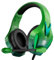 YOTMS PS4 Gaming Headset for Xbox One, PS5, PC, Wired Gaming Headset with Bass Surround, Over Ear Headphones with Mic, 3.5mm interface (Green)