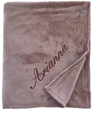 Coperta Plaid Personalizzabile - Matrimoniale o Singolo - Pile 100% Made in Italy (Rosa, Piazza e Mezzo 160x210 cm)