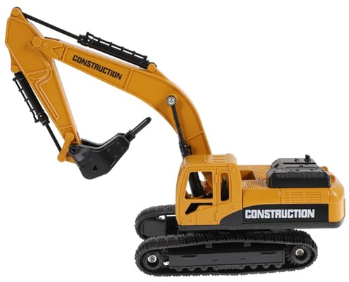 BESTonZON 1Juego Excavadora Plástica Juguete Educativo de Vehículo de Construcción para Desarrollo Infantil y Coordinación