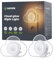 AUVON Sun-glow Nachtlicht Steckdose mit Bewegungssensor, 2 Stück Warmweißes LED Nachtlicht mit 1-50 lm, Helligkeit Einstellbar für Kinderzimmer, Schlafzimmer, Gang, Küche (Wolken)