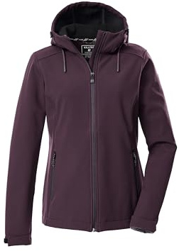 killtec Women's Softshell Outdoor Jacket with Zip-Off Hood