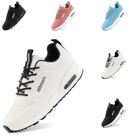 Basket Femme Chaussure De Course Sneakers Mode Respirante Chaussures De Sport Running Casual Fitness Gym Jogging Outdoor Dwg823 Blanc 37