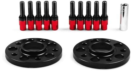 ATGCBCAUF Für 2er F45 F46 G20 3er X1 F48 15 Mm 5 X 112 Mm 66,6 Mm Nabenzentrierbohrung Spurverbreiterungen M14 X 1,25 Kegelbolzen Mit Kugelbolzen(Red Bolts)
