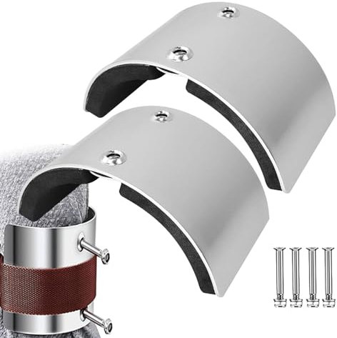 Stelzen-Trockenbau-Ersatzteil – Stelzen-Zubehörset mit gebogener Platte, Ersatzteil für Fußstützen | Feste Beine, Stelzenteile aus Aluminiumlegierung, Ersatz für Metallstelzen, Zubehör, Beingurt-Set f