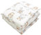 TupTam Kinder Gemusterte Bettdecken Set Ganzjahresdecke Bettdecke Kopfkissen Flachkissen 2tlg., Farbe: Teddybären in Körbchen Beige Ecru, Größe: 135x100 cm