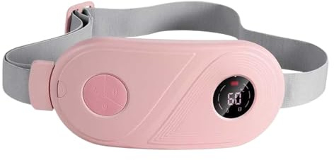 Menstrual Heating Pad,3-Levels Heating Pad for Period Cramps - Cordless Massager for Back Abdomen Waist Home Bed Office Travel Sleep Work Study Rest Reading Women