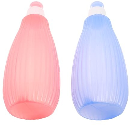 Hoement 2 Pezzi Detergente Per Essenziale Manuale Dispositivo Di Pulizia Del Sederino Bidet Bagno Per Neonati Bidet Bagno Per Neonati Per Flacone Spray Flacone Spray Per