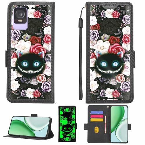 Aroepurt Coque Compatible pour Qilive Smartphone 6 4g Q2-23 Coque Étui Housse Case Support [avec Film Protecteur HD d'une dureté de 9H] [Blocage RFID][Effet Lumineux Sombre] LPT-LZM